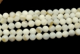 Perles coquille d'eau douce 5 mm ronde -  20/50 unités - pc29