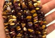 Perles mookaite naturelles chips pierre de gemmes - lot de 50/100 perles ou 1 chapelet 45cm