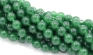 Perles 8mm aventurine pierre ronde vert jade -
