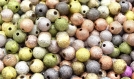Perles stardust multicolore 8mm lot de 50/100 unités - beads stardust multicolor 8mm lot of 50/100 units