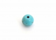 X50 perles de pierres turquoise synthétique ronde 8 mm - creatist- perles bleu ciel 8mm,