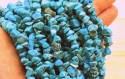 Perles turquoise chips pierre de gemmes chips - puce turquoise bijoux- pearls turquoise chips stone gemstones- lot de 50/100 unités
