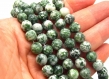 Perles gemmes jaspe pointvert Ø4/6/8mm pierre ronde  lot de 20/40 unités