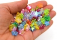 Lot de perles 'étoiles multicolores 10mm ab - lot de 50/100 unités