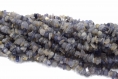 X50 perles iolite chips pierre de gemmes chips -