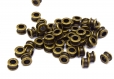 Perles bronze forme bobine 6.5mm grand trou par lot de 20/40 unités réf:pm3b0000