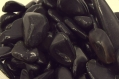 Pierre obsidienne  non percés, 8~19x5~6x2~5mm, cailloux de gemmes, lot de 25g/50g ref: pb100001