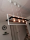 Lampe suspendue en bois, lampe en bois, éclairage de pendentif, lampe en bois, lustre en bois, lampe contemporaine, lampe de plafond en bois