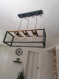 Lustre en bois, suspension luminaire en bois, lampe suspendue contemporaine, lampe de plafond, éclairage en bois de pendentif
