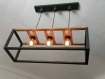 Lustre en bois, suspension luminaire en bois, lampe suspendue contemporaine, lampe de plafond, éclairage en bois de pendentif