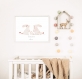 Affiche famille lapin, affiche famille personnalisee, affiche chambre bb, decoration chambre bebe, cadeau personnalise