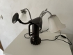 Sculpture métal récupéré - lampe de bureau