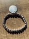 Bracelet pékin (perles en argent 925 + médaille)