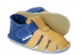 Leather sandals slippers and shoes summer velcro barefoot