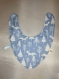 Bavoir bandana en coton et éponge motif noël pour bébé