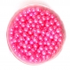 50 perles 6mm imitation brillant couleur rose creation bijoux, bracelet