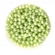 50 perles 6mm imitation brillant couleur vert pomme creation bijoux, bracelet