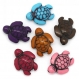 Lot 10 perle tortue acrilique 18mm x 15mm tortues souriante, creation bijoux ...