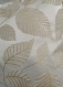 Golden leaves - housse de coussin cousue main 50x50cm