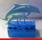 (1069) les dauphins bleu ciel