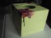 Boîte à mouchoirs orchidées
