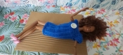 Robe en laine collection inna pour poupée barbie 