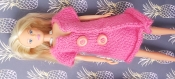 Robe en laine collection katia pour poupée barbie 