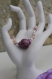 Bracelet perle en céramique-semi précieuses teintées lavande-perles nacrées rose poudré modèle 