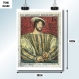 Affiche 30x40cm portrait de françois 1er (1494-1547), par jean clouet (1475-1541)