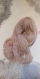 Echeveau de laine filée à la main au rouet - 93 g - env 206 m