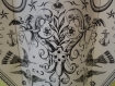 Noel idée cadeau vase octogonal couvre cache vase couronne tète de mort échiquier  carte a jouer  creation unique design france luxe vaso di carta h cadeaux