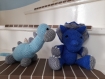 Dinosaure amigurimi crochet
