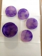 Dessous de verre (violet et gris)