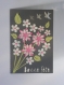 Carte bonne fête bouquet de fleurs 3d pages de livre papier pailleté et texturé fait main 