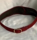 Vintage ans 70.chic ceinture velours couleur rouge pour femme. occasion très bon état comme neuf . 