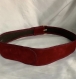Vintage ans 70.chic ceinture velours couleur rouge pour femme. occasion très bon état comme neuf . 