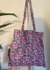 Tote bag liberty bag flower - sac fourre tout fleuri - sac fourre-tout fleur - bag fleur - purse flower - purse shopping - sac tissu fleur