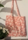Tote bag liberty flower sac fourre tout fleuri - sac fourre-tout fleur - handbag - purse flower - purse shopping cotton tote bags large bag