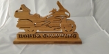 Reproduction moto honda goldwing en bois découpé