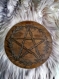Pentacle, pentagramme, pentacle de protection, planche de divination, ésotérisme, autel, witch, wicca, pagan, sorcellerie...