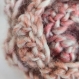 Fleur barrette crochet dégradé couleur