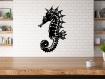 Décor mural hippocampe en bois, art mural cheval de mer, décoration d'intérieur | animaux de mer, décor anniversaire pirate, décor marin