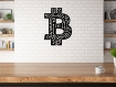 Décoration murale bitcoin, art mural cryptomonnaie, décor d'intérieur | décor mural cryptomonnaie, logo bitcoin, art mural crypto trading