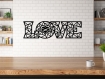 Décoration murale love - suspension murale amour, découpe laser bois 5mm | décoration pour intérieur, style bohème et romantique