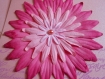 Carte pour anniversaire fleurs papier rose