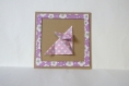 Cadre origami - renard rose