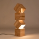 Danquen // lampe design en bois à poser