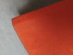 Feuille de papier népalais  50/70 cm rouge oranger