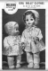 Petite magazine vintage ans 60 format pdf,modèles  robes et bonnets  en tricot pour  poupée.patterns,tutoriels en anglais format pdf