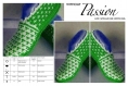 Modèle chaussons en tricot pour femme.masster classe en photo étape par étape avec explication française.format pdf